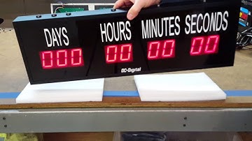 DC-259T-DN (Count Down to Special Event Timer with Days, Hours, Minutes, and Seconds)