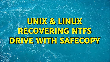 Unix & Linux: Recovering NTFS drive with safecopy