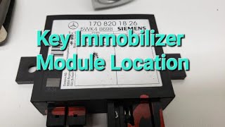 Chrysler Crossfire Key Immobilizer Location