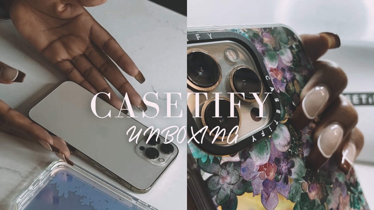 CASETIFY UNBOXING Aesthetic iphone 13 Pro Max case YouTube