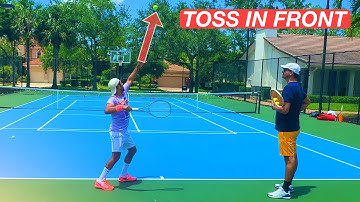 Serve Toss Adjustment with 4.0 NTRP Player Shamir