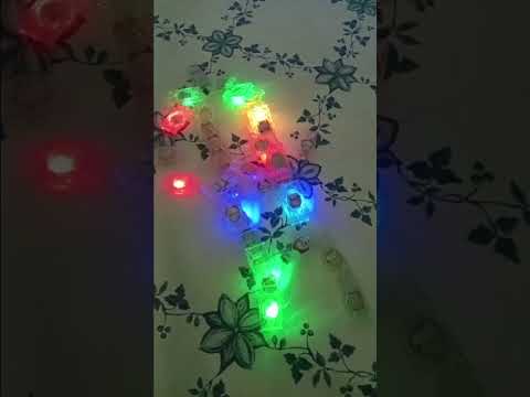Small Set Up With LED Light Up Dominoes
