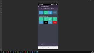 Enter a scorecard for yourself ONLY in igMember  App 2.1 screenshot 2