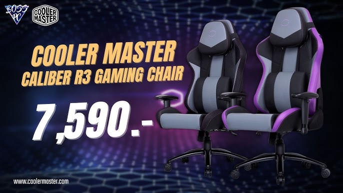 Cooler Master Caliber R3 Gaming Chair Black Ergonomic 360° Swivel, 180  Reclining, Ergonomic Lumbar Support, High Density Foam Cushions, PU Leather  For for PC Game, Office (CMI-GCR3-BK) 