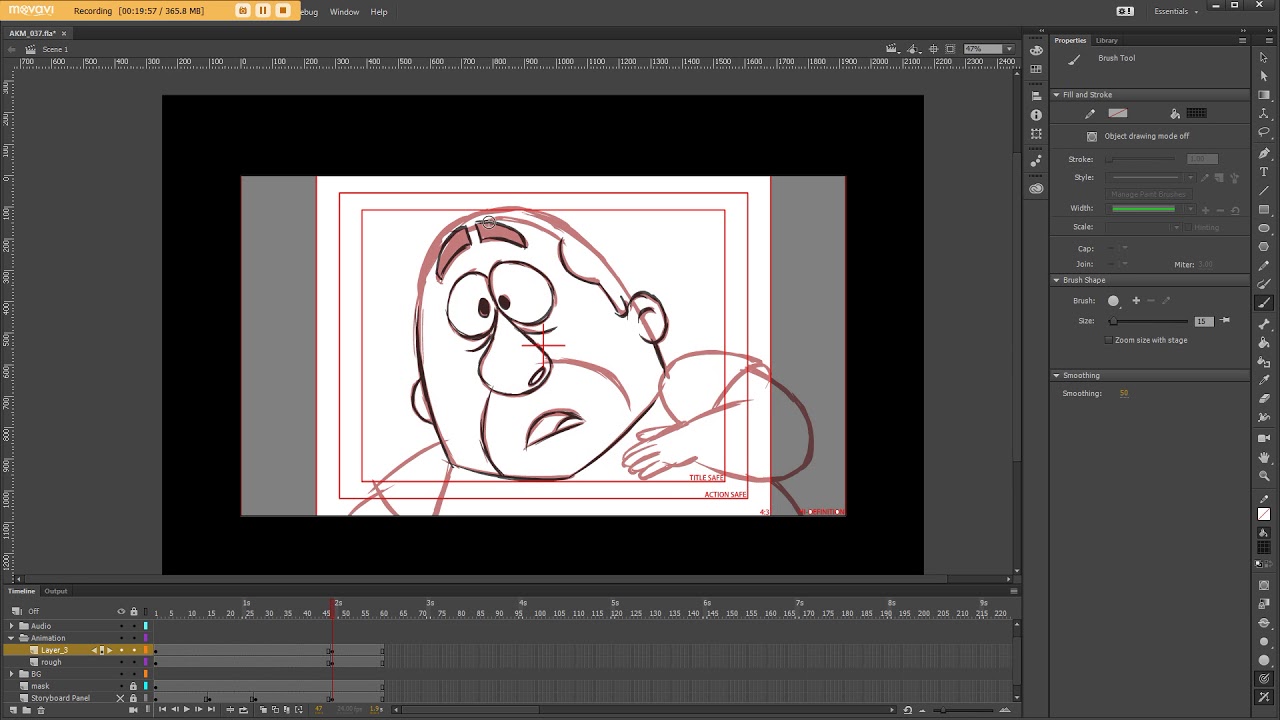MOOLT CARTOONS - How To Animate in Flash (Animate CC) - Frame By Frame  Animation - YouTube