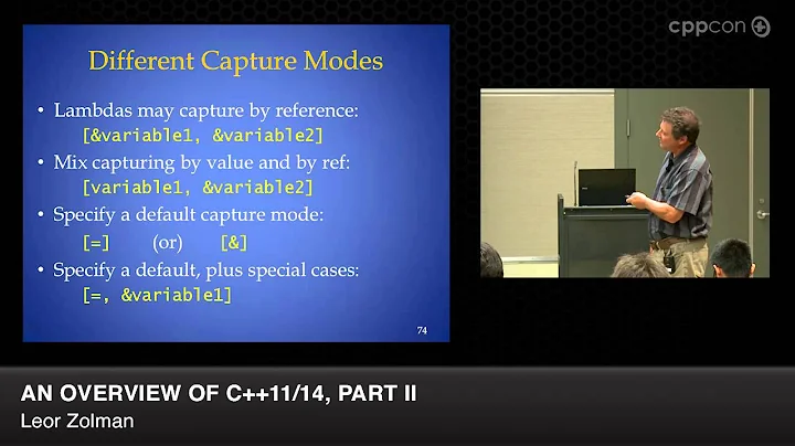 CppCon 2014: Leor Zolman "An Overview of C++11/14,...
