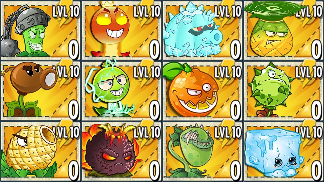 Pvz 2 All Premium Plants BOOST vs Gargantuar Zombie in Plants vs ...