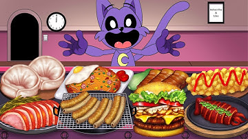 Smiling critters Poppy Playtime Chapter 3 CatNap ASMR Mukbang Animation
