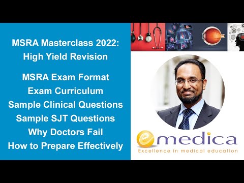 MSRA 2022: High Yield MSRA Revision - Clinical and SJT questions + How to Prepare for the MSRA 87min