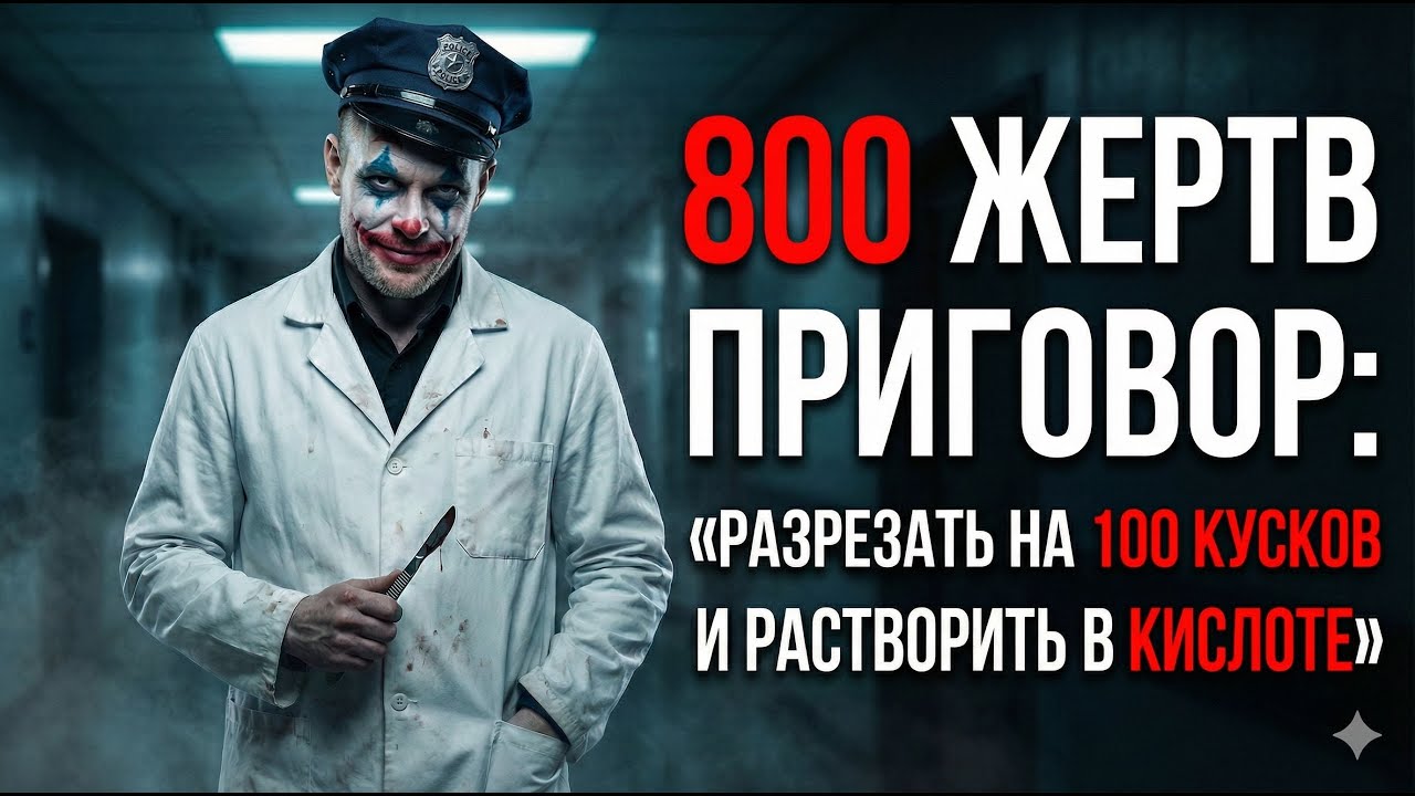 Более 800 жертв. Врач, мент или клоун? | серийные убийцы, True Crime.