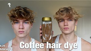 How to naturally dye your hair at home using coffee (1-2 shades darker) EP 4