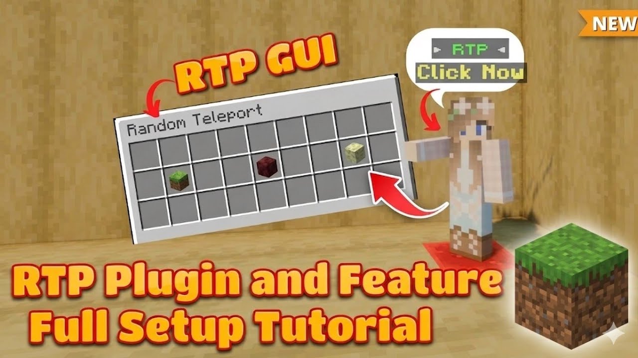 How To Make Rtp Gui How To Add RTP GUI & Plugin Like Fire MC Server | Better RTP GUI | RTP ...