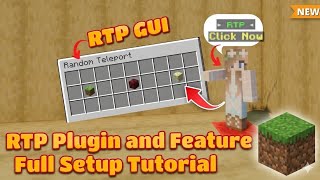 How To Add RTP GUI & Plugin Like Fire MC Server | Better RTP GUI | RTP NPC Tutorial | SpecialPlayz