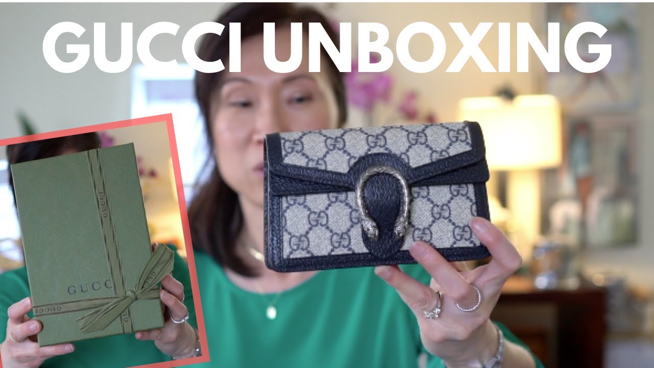 GUCCI UNBOXING, Dionysus Chain Wallet