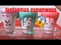 cómo hacer FANTASMAS ESPUMOSOS  | EXPERIMENTO para NIÑOS 😀