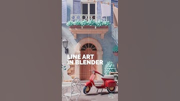 Line art in Blender without grease pencil?