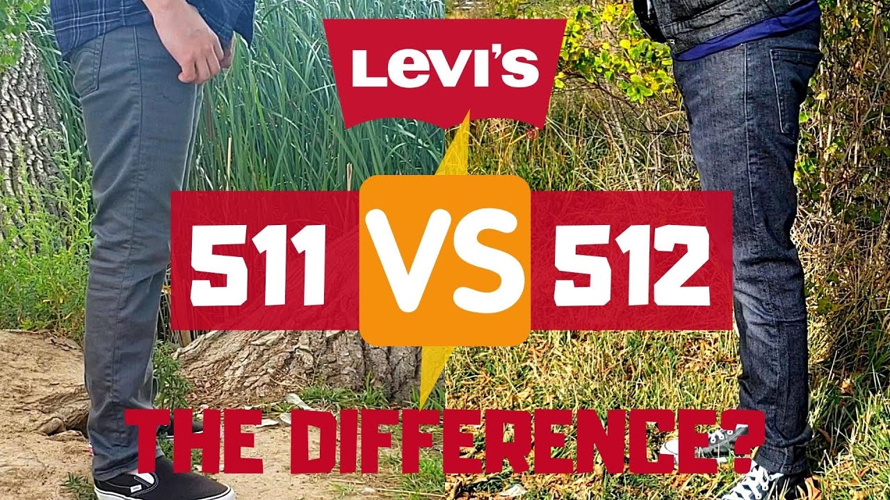 levis 511 vs 512 vs 513