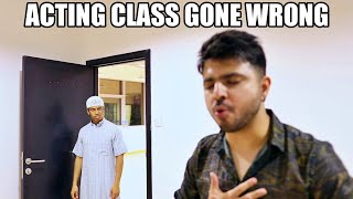 ARAB GOES FOR ACTING CLASSES