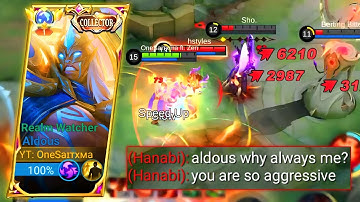 ALDOUS AGGRESSIVE 1HIT PUNCH WILL CRY THE ENEMY DAMAGE DEALER🔥 | ALDOUS BEST BUILD 2023