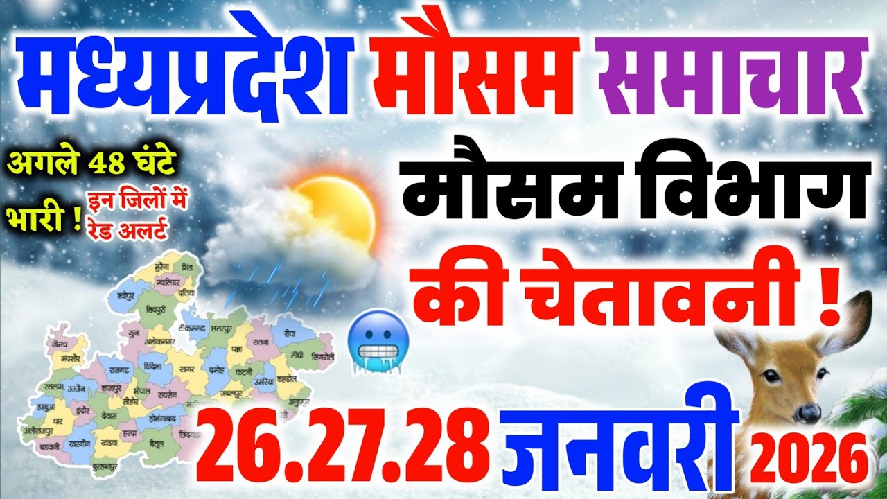 मध्यप्रदेश में बारिश की धार और तेज हुई | Madhya Pradesh Weather Update | Aaj Ka Mausam
