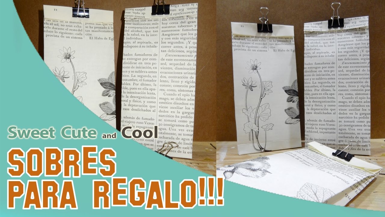 🥳Como Hacer Papel Para Regalo con Papel Reciclado!! Faciles / Paso a Paso🥰 - YouTube