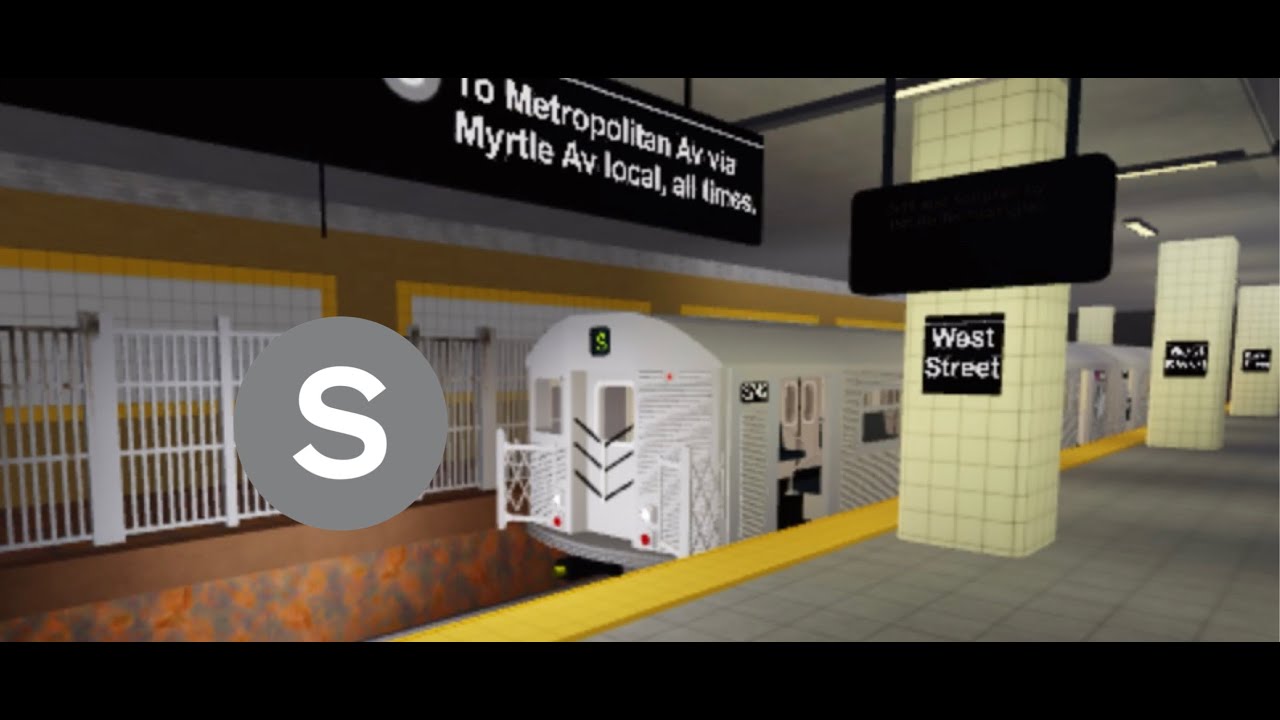 Roblox Idu D M S Lines R32 Shuttle Train West Street Metropolitan Avenue Episode 18 S2 Youtube - m train logo roblox