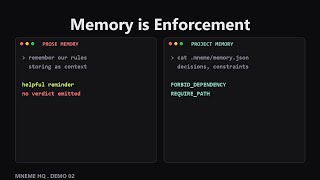 Project Memory Is Not Just Context. It Is Enforcement.