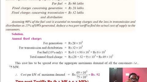 PGS UNIT 5b Slides 30 37 Problems on Tariff