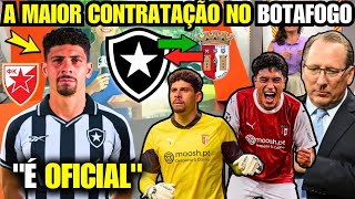 🚨URGENTE! BOTAFOGO AVANÇA POR REFORÇOS! CHEGA PRA SER TITULAR! ÚLTIMAS NOTÍCIAS DO BOTAFOGO!