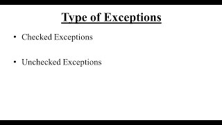 178. Type of Exceptions in Java Programming (Hindi)