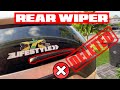 2014 - 2021 Dodge Durango rear wiper delete DIY