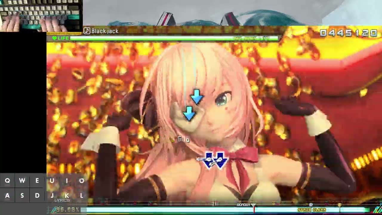 Project DIVA MegaMix+ #3i | Blackjack - Megurine Luka | HARD/Perfect