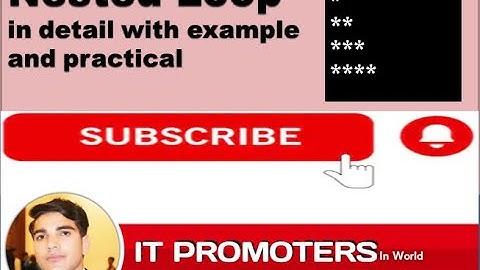 Nested Loop in ||  C or C++ || Example with Practical in Easy Urdu Hindi