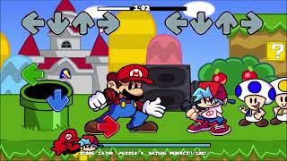 Friday Night Funkin VS Mario - Overworld song perfect score