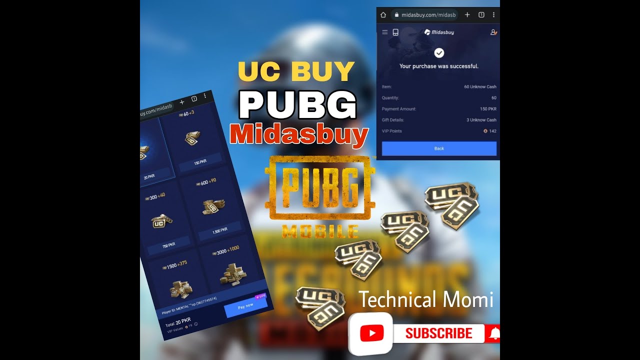 How to buy uc midasbuy channel in maintenance uc buy in pakistan