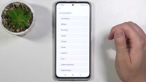 How to Change Language in XIAOMI Mi 11X Pro – Change System Language