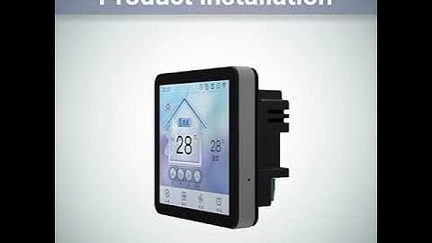 Thermostat Smart Home Wall mounted HMI IOT Smart Touch Screen Panel