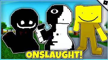 How to get "ONSLAUGHT" BADGE in ONE OF MANY FNF ROLEPLAY