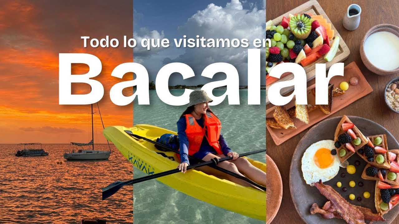 Todo lo que visitamos en Bacalar 🦝🌴