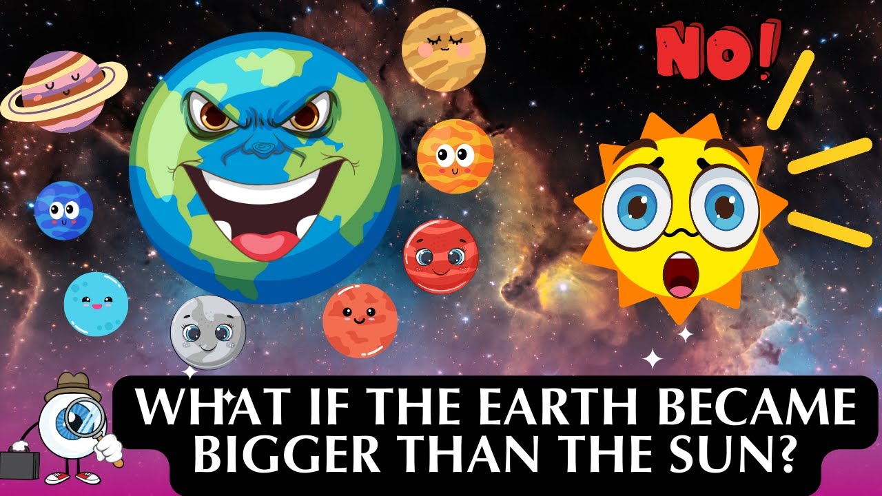 What if Earth became Bigger than Sun? + more videos | #aumsum #kids #