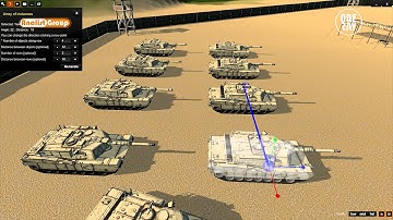 Military Scenario Simulation with OneRay-RT