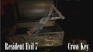 RESIDENT EVIL 7: How to find the Crow Key (Location - Biohazard 7)