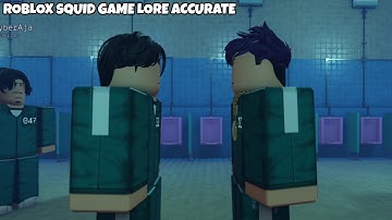 Roblox Squid Game Lore Accurate (Season 1)