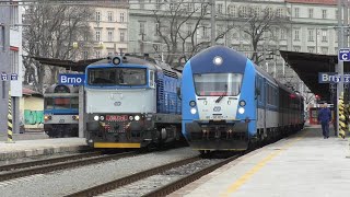 Vlaky Brno hl. n. - 30.1.2020