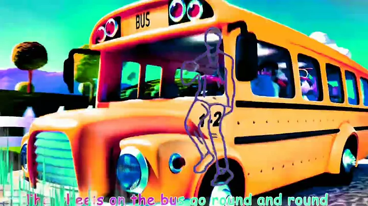 Cocomelon Wheels On The Bus 78 Seconds Several Versions, Sound Variations