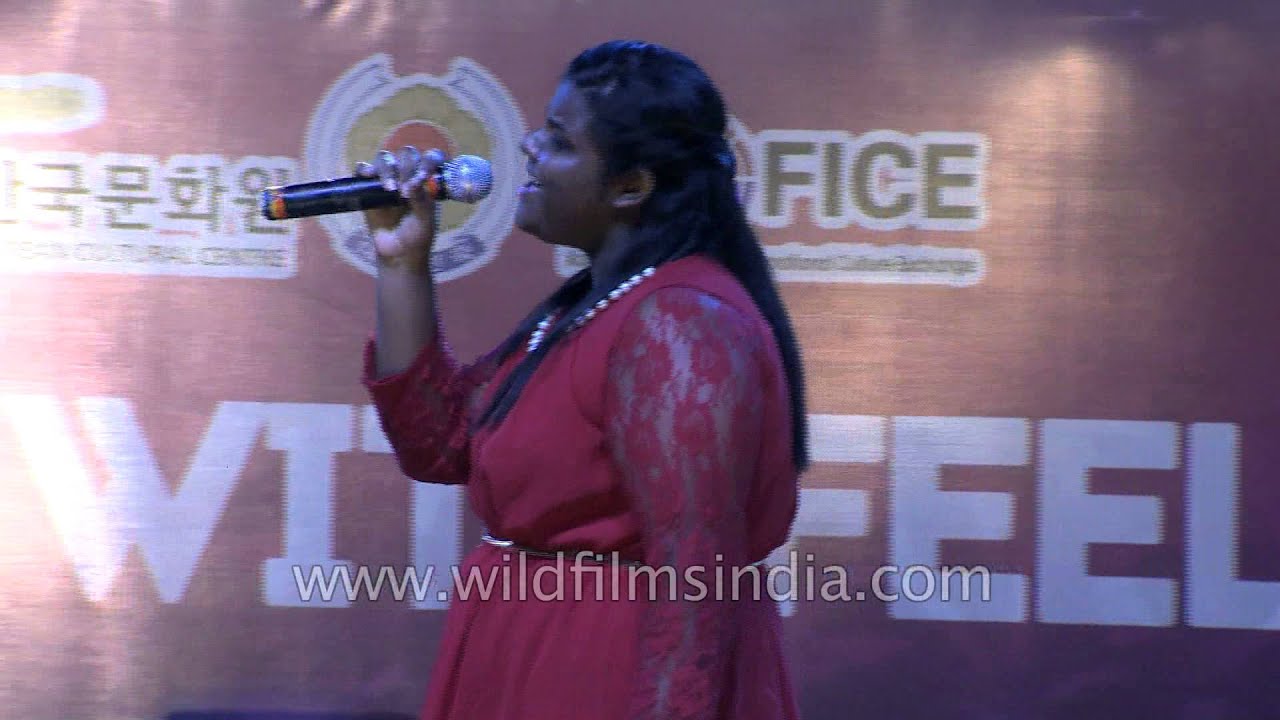 Delhi based Jinsy Jacob sings at K Pop contest grand finale