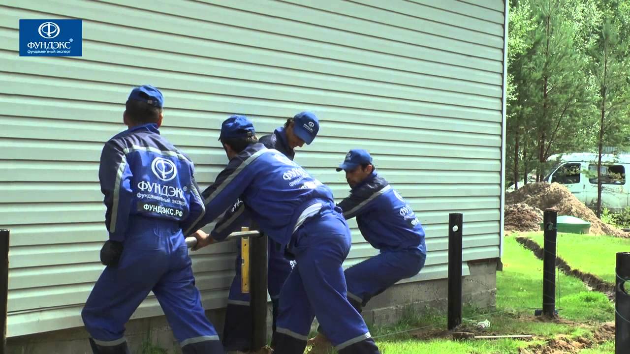 винтовые сваи во владимире - YouTube