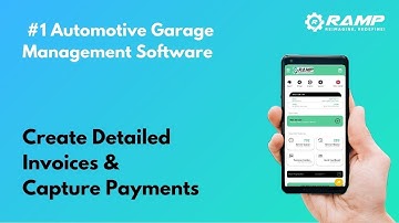 How to Create Detailed Invoices & Capture Payments: RAMP Garage Management Software Mobile App Demo