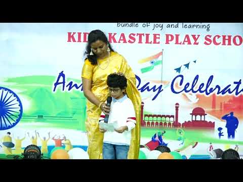 kids kastle play school(2022-2023) annual day Joen  speech ukg