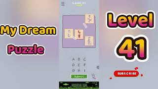 My Dream Puzzle Level 41 Walkthrough 🌙 | Escape the Dream Tree | Mini Boss